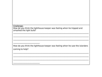 2 week unit of work based on Literacy Shed video- The Lighthouse
