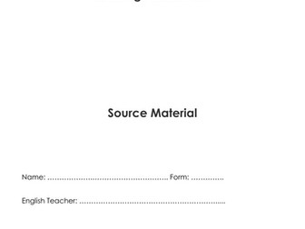 KS3 Reading End of Year Exam/Assessments