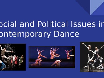 KS4 Dance- Social and Political Issues in Dance