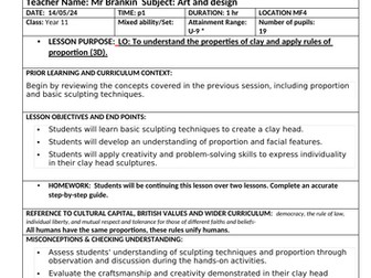 Outstanding Ofsted Lesson Plan