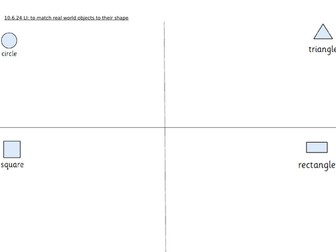 2d shape and photo match SEND