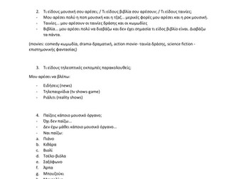 Greek GCSE QUESTIONS/LISTENING- GCSE ΕΛΛΗΝΙΚΑ ΕΡΩΤΗΣΕΙΣ