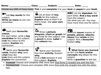 General Differentiated Cover Work