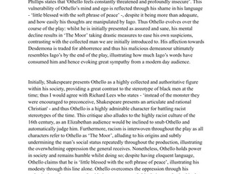 An analysis of Othello in 'Othello'
