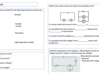 WJEC physics year 10 revision power point