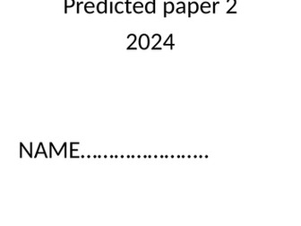 predicted paper 2024 Physics combined paper 2