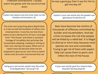 RUAE Revision Bookmarks