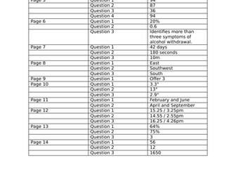 Maths Vocational Work Book Health and Social Care