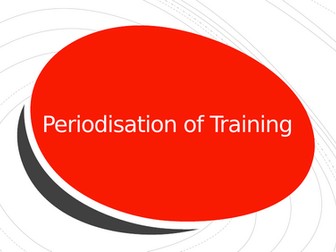 A Level PE (OCR) Periodisation of Training