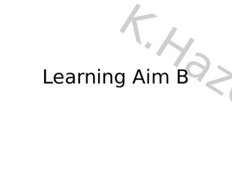 Pearson BTEC Digital IT Component 3 - Learning Aim B (Student Workbook)
