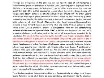 OCR English Literature - Twelfth Night