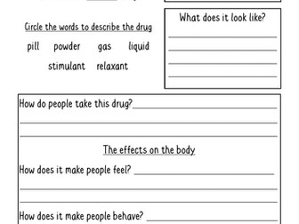 Drug Research Template