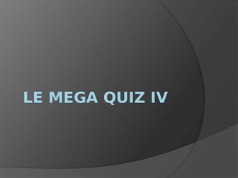 Mega French general knowledge quiz