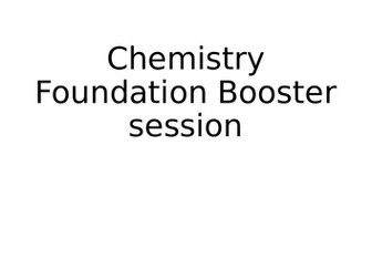 AQA Combined Chemistry Paper 1 Masterclass (I do, you do) Booklet & ppt (Foundation