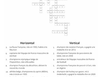 les athlètes francophones