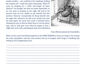 Point of View with worksheets