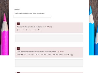 FS Maths L2  Numbers Test Revision  Exam