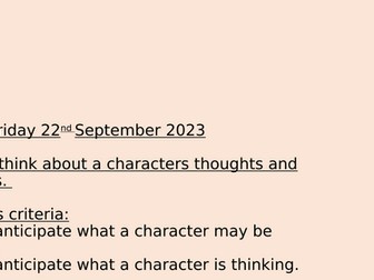 Peace at last- Thoughts and feelings