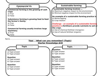 Intensive and Extensive Farming - Agriculture - iGCSE Environmental Management