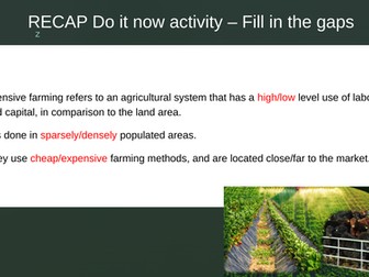 Increasing Agricultural Yields - Agriculture - iGCSE Environmental Management