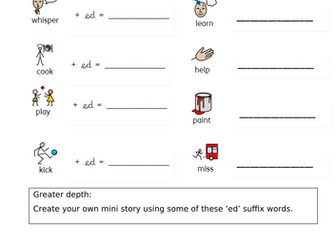 Suffix 'ed'
