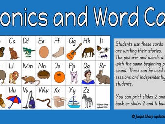 Phonics and word cards