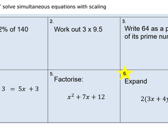 Unit 10 - Equations and inequalities