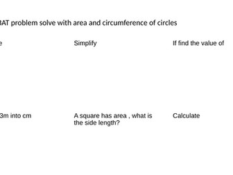 Unit 11 - Circles and construction