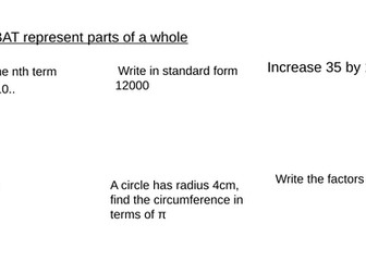 Unit 12 - Ratio and proportion