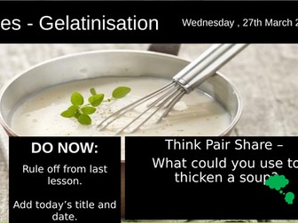 Gelatinisation