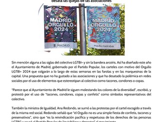 AQA A-Level Tarjeta Orgullo Gay