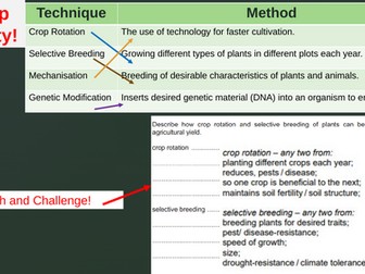 Controlled Environments - Greenhouses - Agriculture - iGCSE Environmental Management