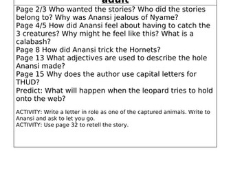 KS1 - How Anasi got his Stories (Gold Band)