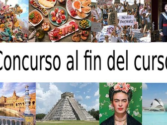 A level Spanish end of year quiz