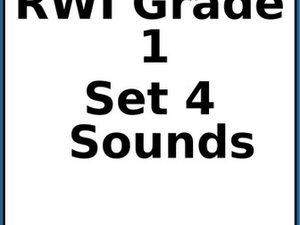 Read Write Inc Set 4 (Additional Sounds) Workbook