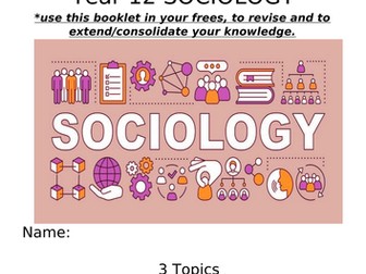 Sociology Independent Study Booklet