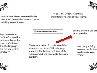 A Christmas Carol Themes Group Work