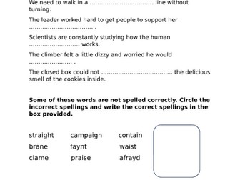 Spelling patterns - 'ai'