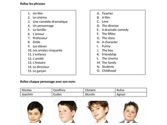 Petit Nicolas Worksheet