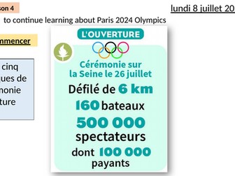 Les Jeux Olympiques - Lesson 4