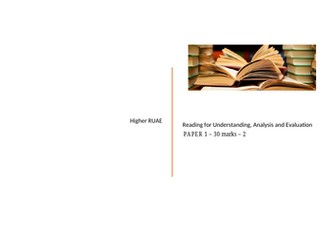 Higher RUAE Revision Booklet