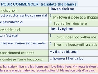 Year 7 - town revision