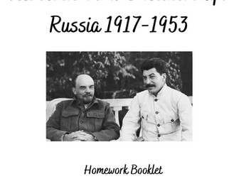 2N Revolution and Dictatorship: Russia 1917-1953 Work booklet Y13 content