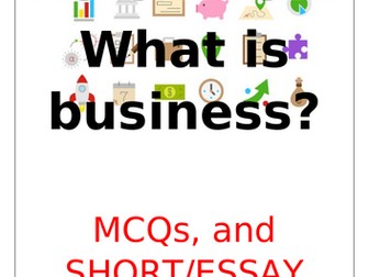 AQA Business Exam Practice, Topic Questions Units 3.1-3.10 (AS & A-LEVEL)