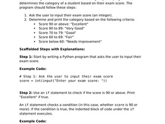 Python: Learning to use if elif and else
