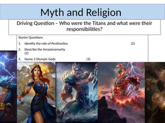 Classics - Myth and Religion - Who were the titans?