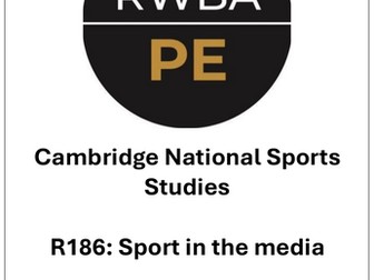 Cambridge National Sports Studies R186 Pupil Guide