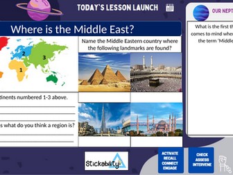 KS3 Geography of the Middle East