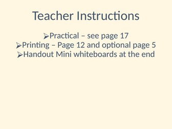 KS3 lesson on pollination - Edexcel