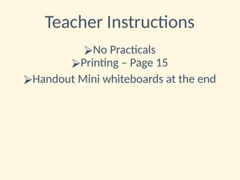 KS3 lesson on MRS GREN - Edexcel